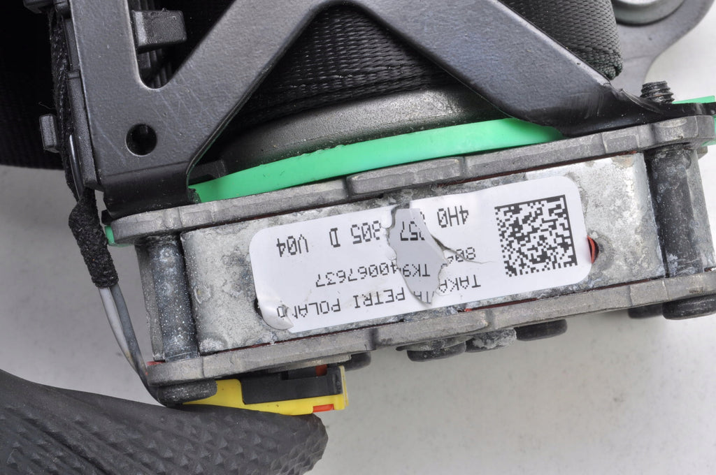 AUDI A8 D4 SEAT BELT RIGHT REAR 2 ROW SEDAN 4H0857805D