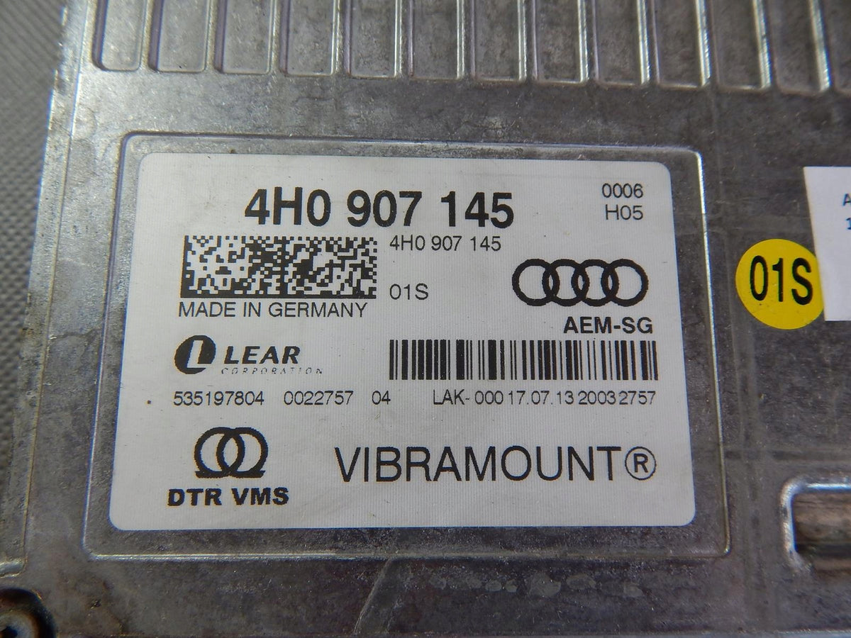AUDI A8 L ENGINE CUSHION CONTROLLER 4H0907145