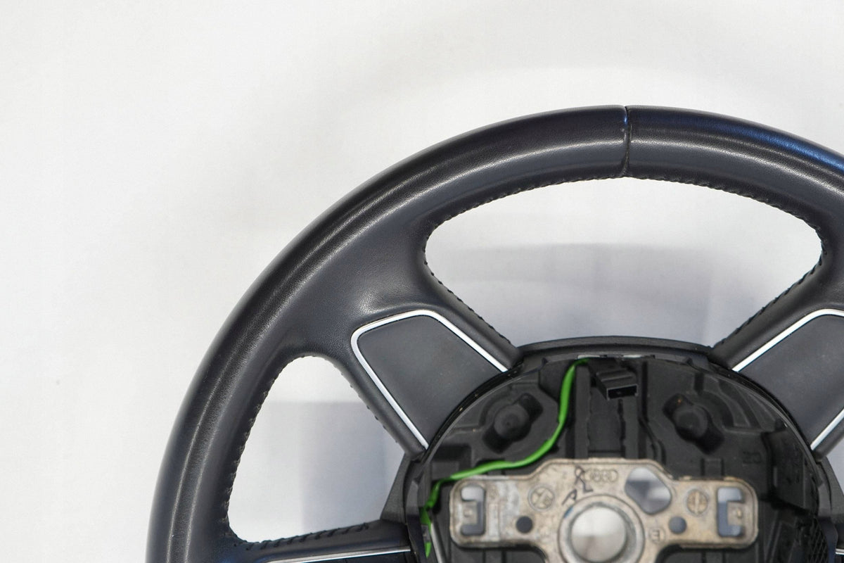 AUDI Q3 8U 13R STEERING WHEEL LEATHER BLACK MULTI 8U0419091T