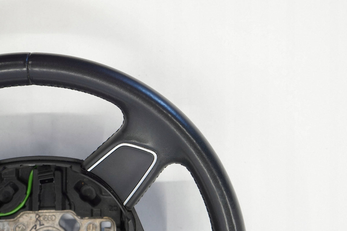 AUDI Q3 8U 13R STEERING WHEEL LEATHER BLACK MULTI 8U0419091T