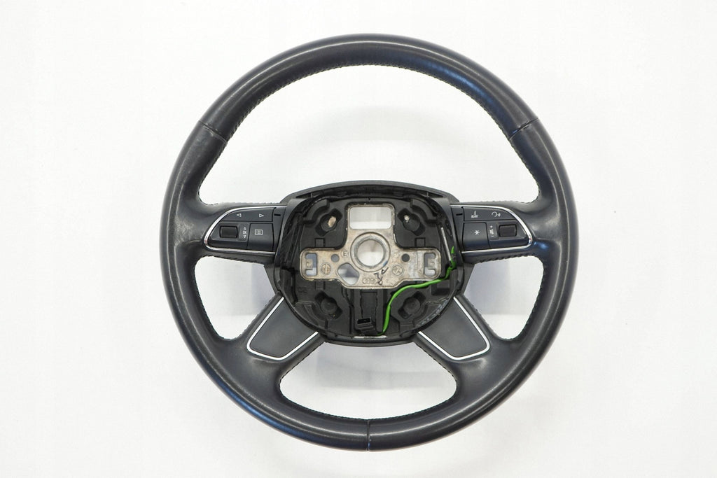 AUDI Q3 8U 13R STEERING WHEEL LEATHER BLACK MULTI 8U0419091T
