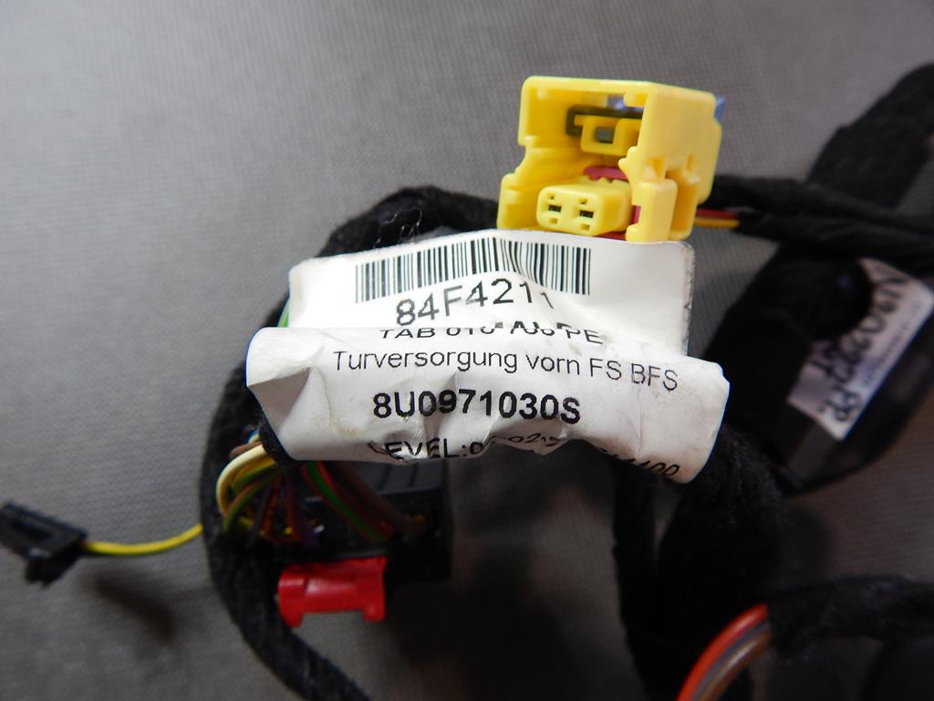 AUDI Q3 8U DOOR HARNESS RIGHT FRONT 8U0971030S