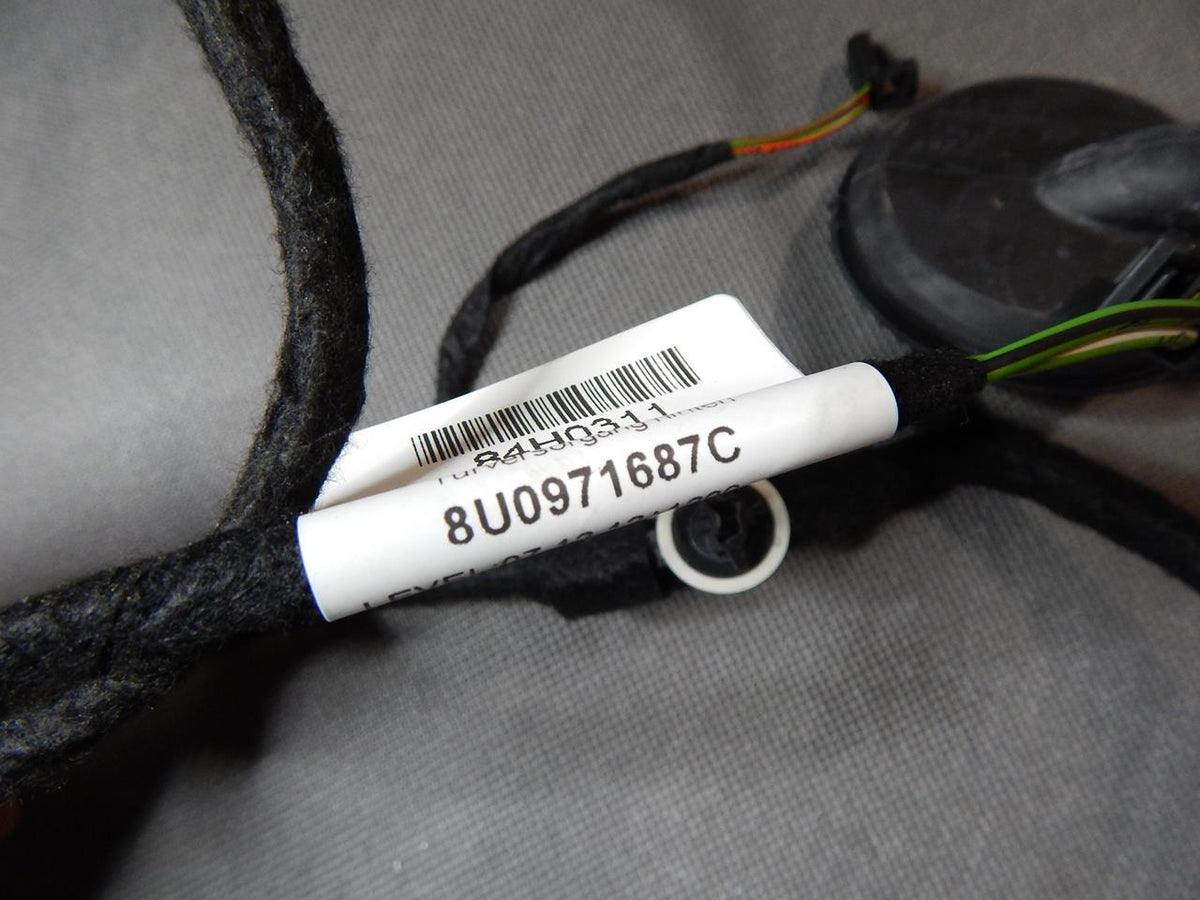 AUDI Q3 8U DOOR HARNESS RIGHT REAR 8U0971687C