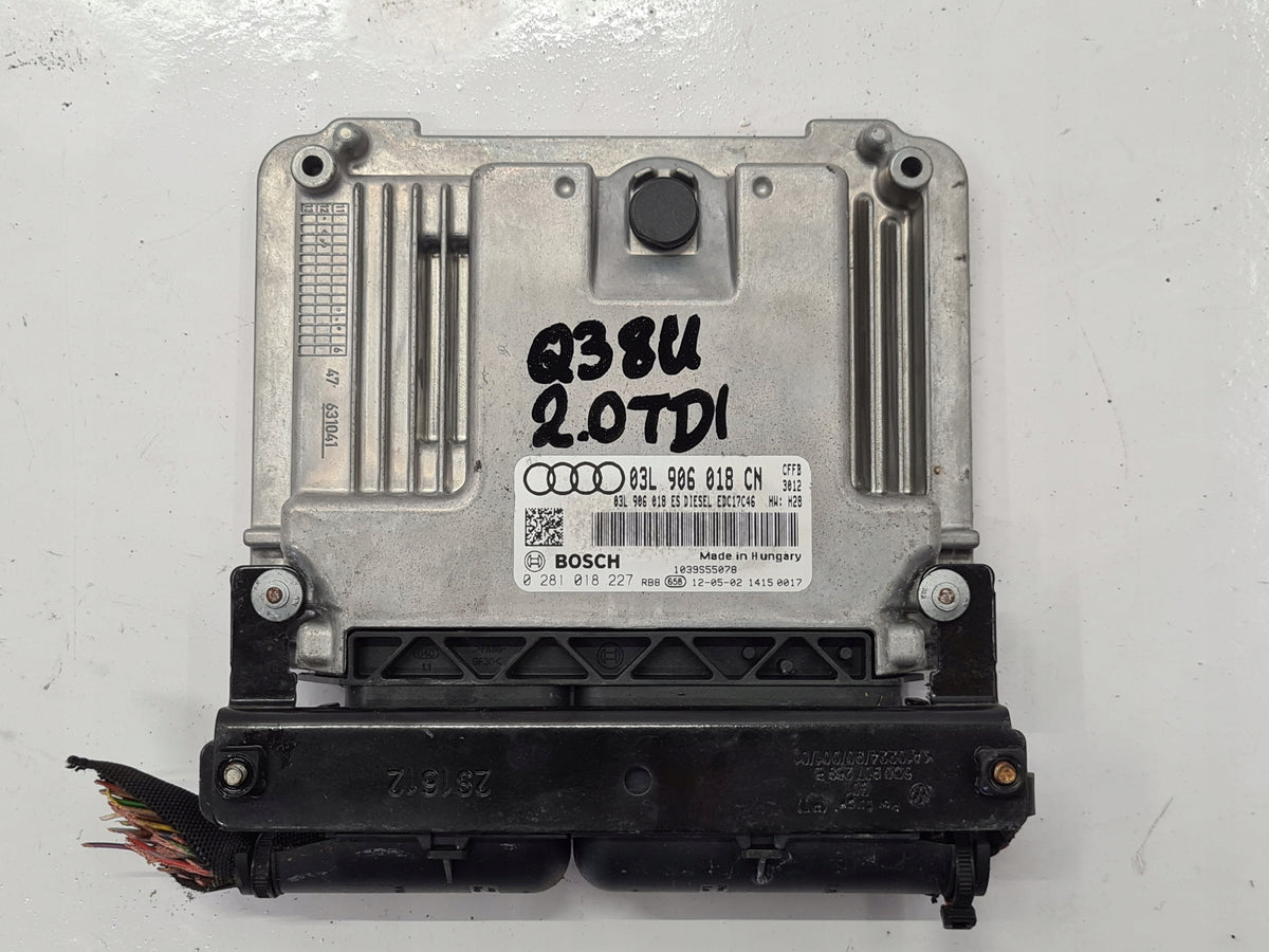 AUDI Q3 8U ENGINE CONTROLLER 2.0TDI 03L906018CN