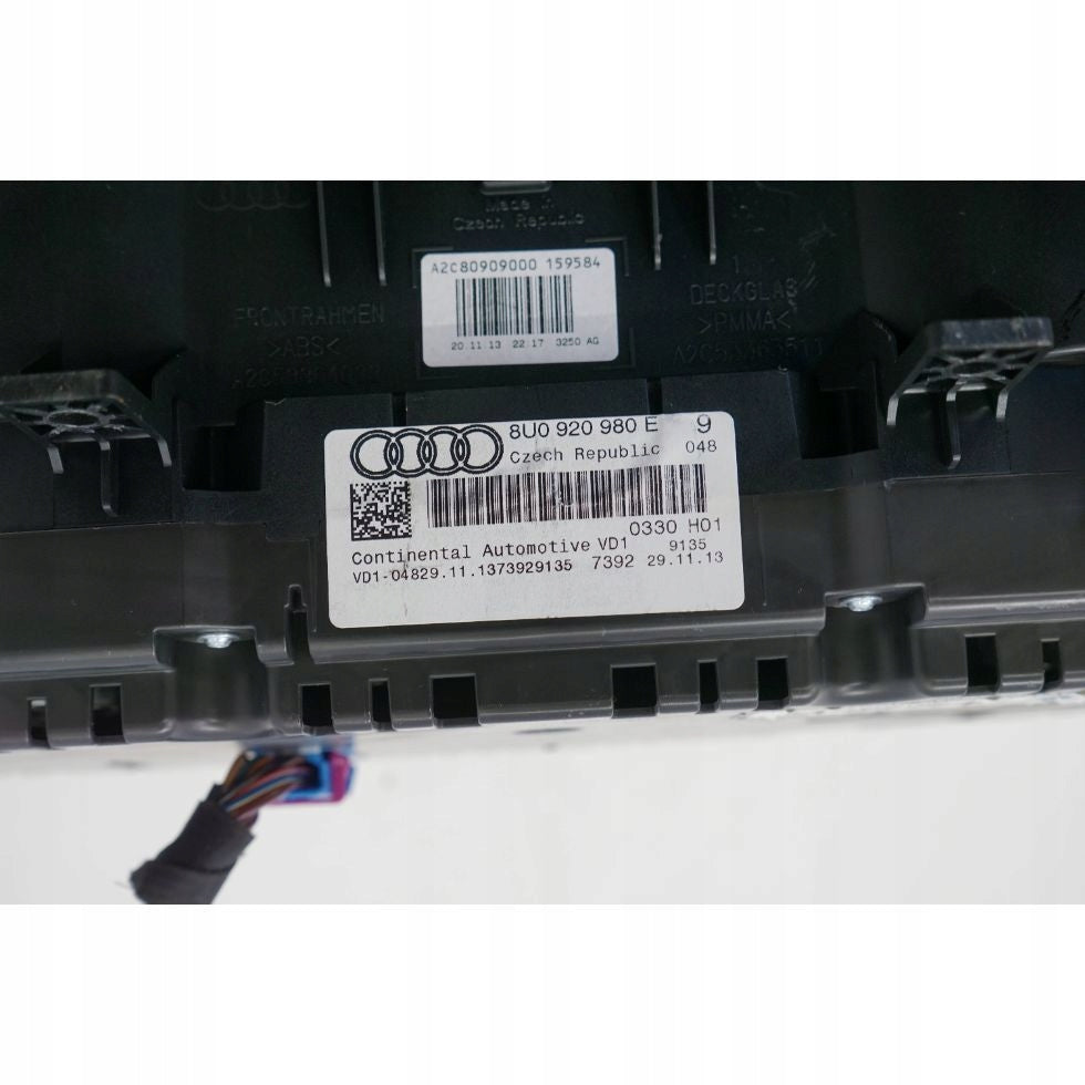 AUDI Q3 AND 8U 14R COUNTER CLOCKS 2.0 TDI ANGLIK 8U0920980E