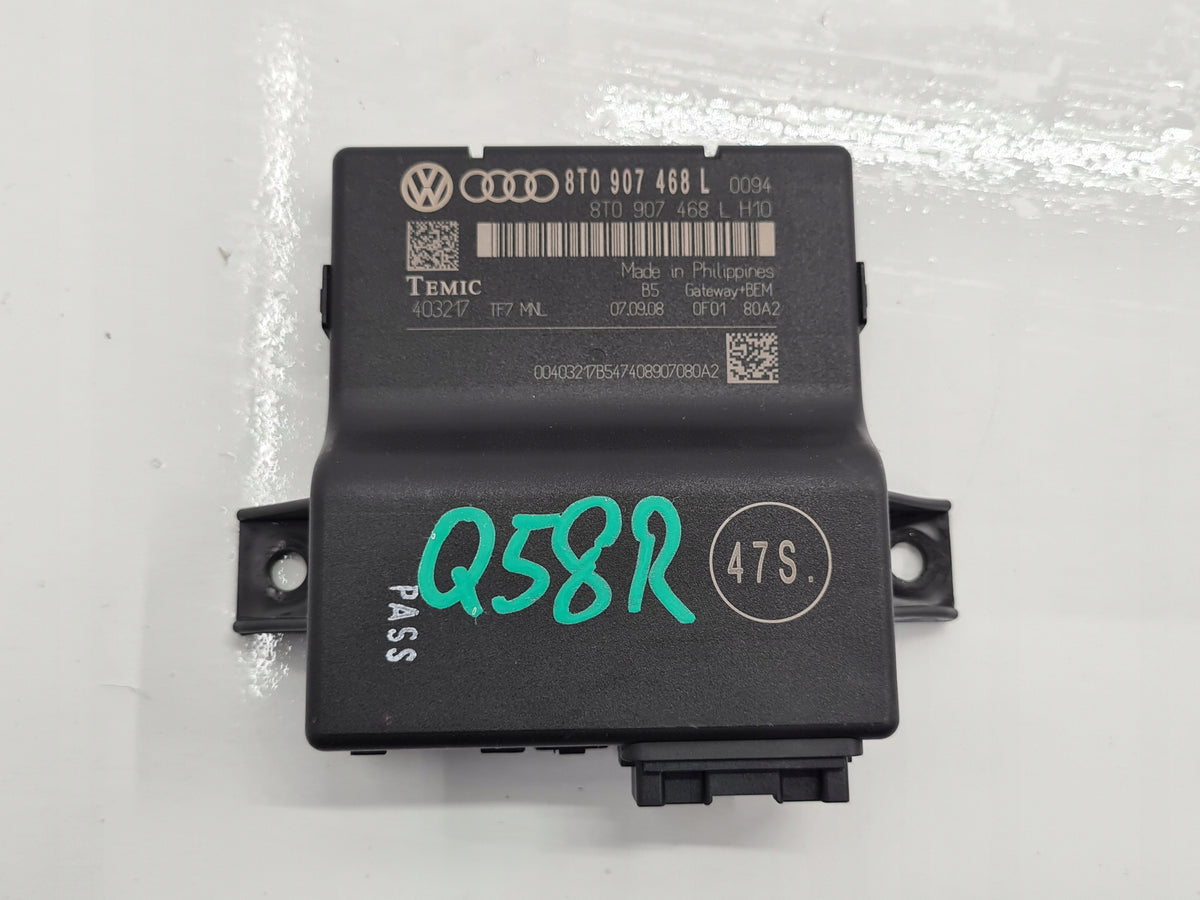 AUDI Q5 8R GATEWAY CONTROLLER MODULE 8T0907468L
