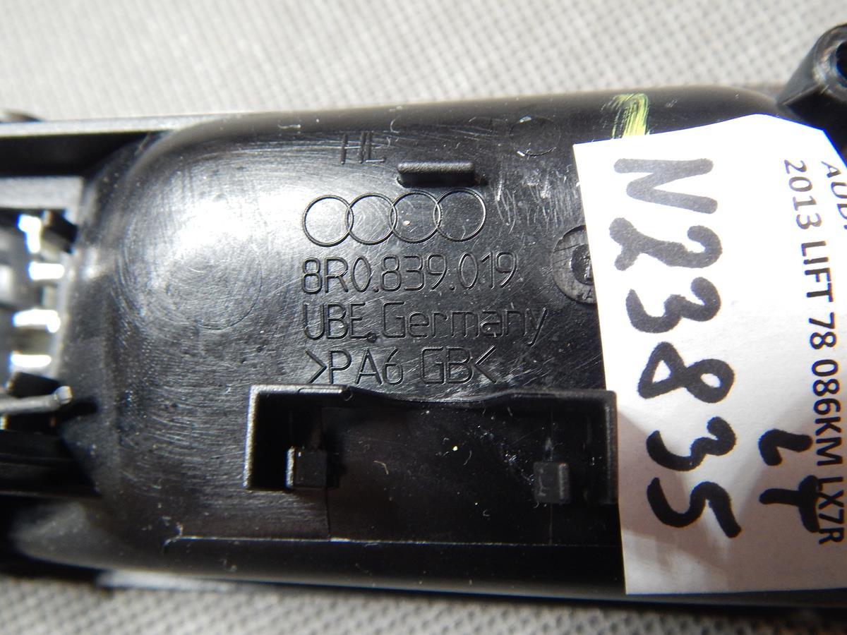 AUDI Q5 8R INTERIOR DOOR HANDLE LEFT REAR 8R0839019