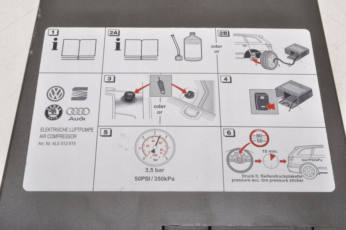 AUDI Q5 AIR COMPRESSOR 4L0012615