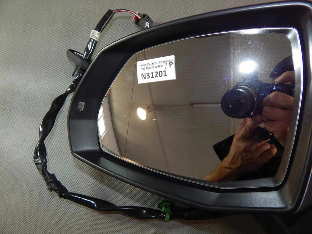 AUDI Q5 SQ5 II FY MIRROR LEFT SATIN CHROME 6 PIN