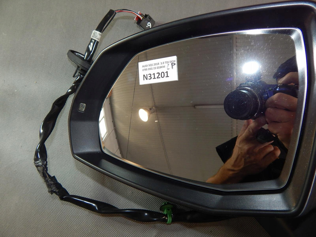 AUDI Q5 SQ5 II FY MIRROR LEFT SATIN CHROME 6 PIN