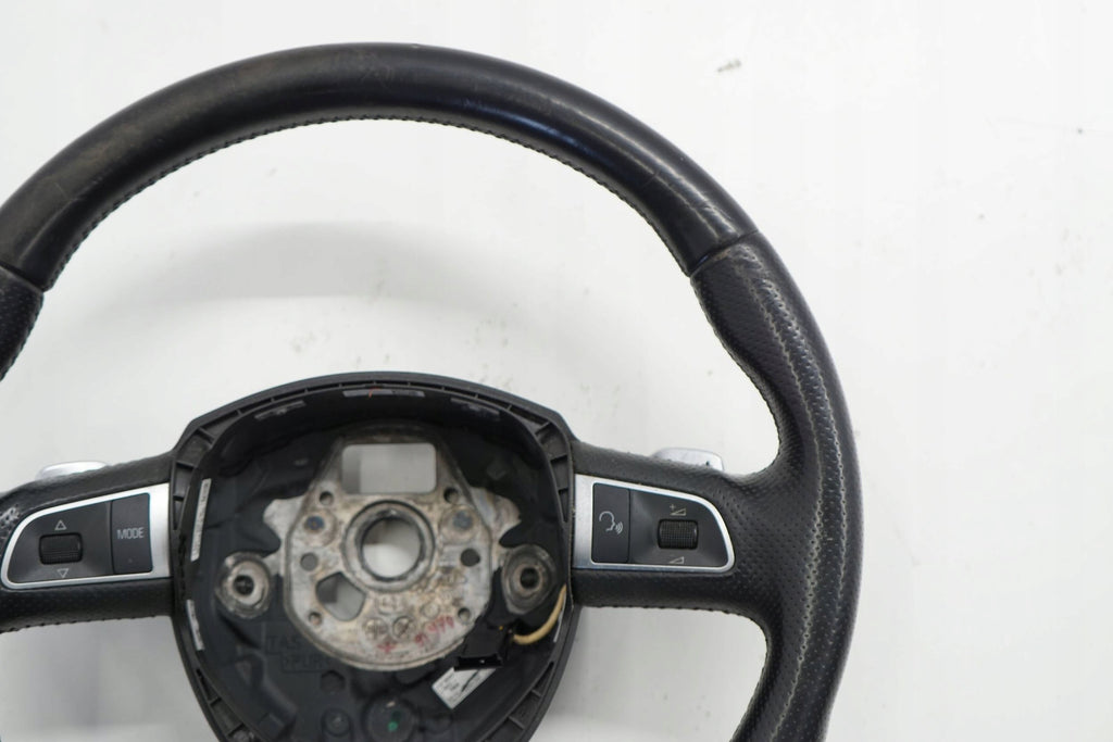 AUDI Q7 4L 08R STEERING WHEEL LEATHER BLACK MULTI BLADES 4L0419091M