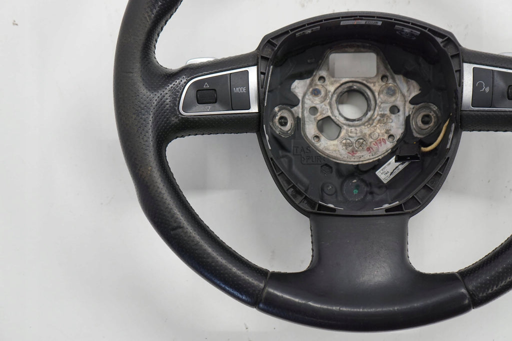 AUDI Q7 4L 08R STEERING WHEEL LEATHER BLACK MULTI BLADES 4L0419091M