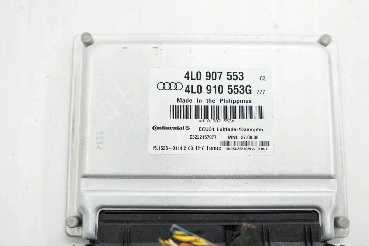 AUDI Q7 4L 08R SUSPENSION CONTROLLER MODULE 4L0907553 4L0907553G
