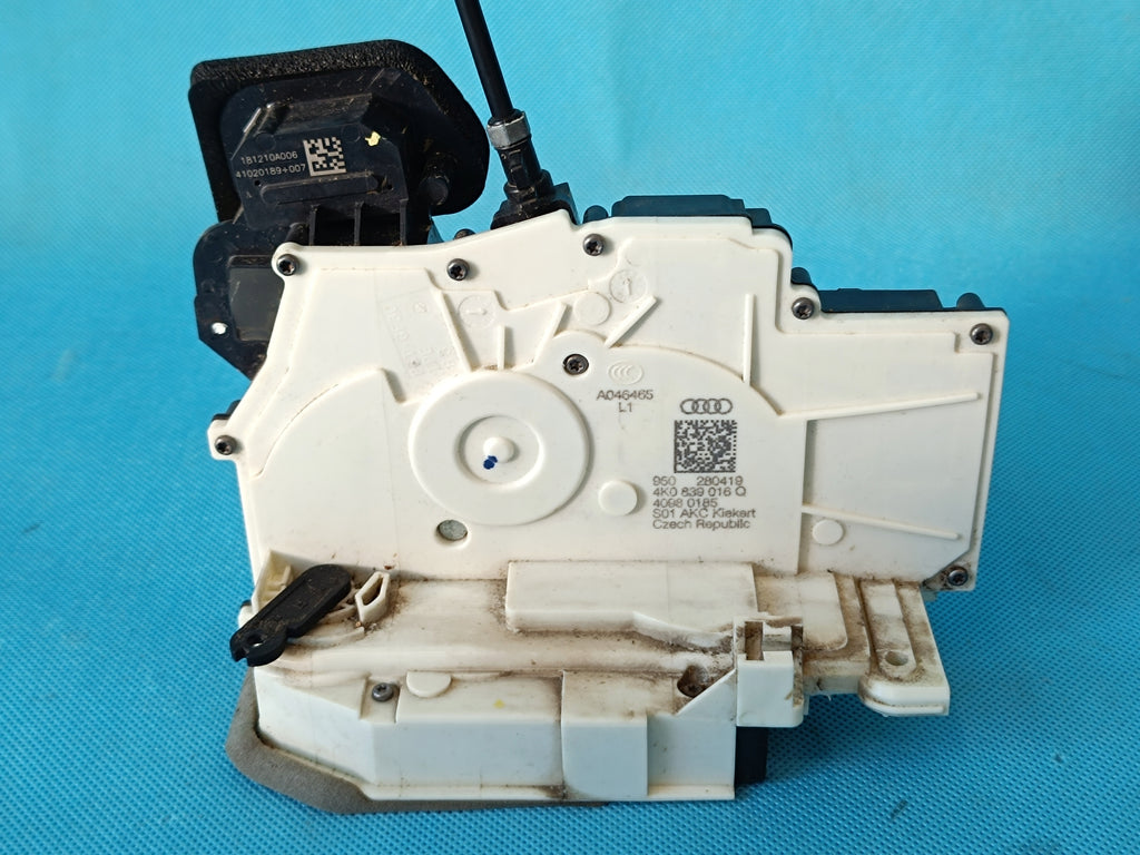 AUDI Q8 E-TRON 55 QUATTRO 300KW 2019 R DOOR LOCK RIGHT REAR 4K0839016Q