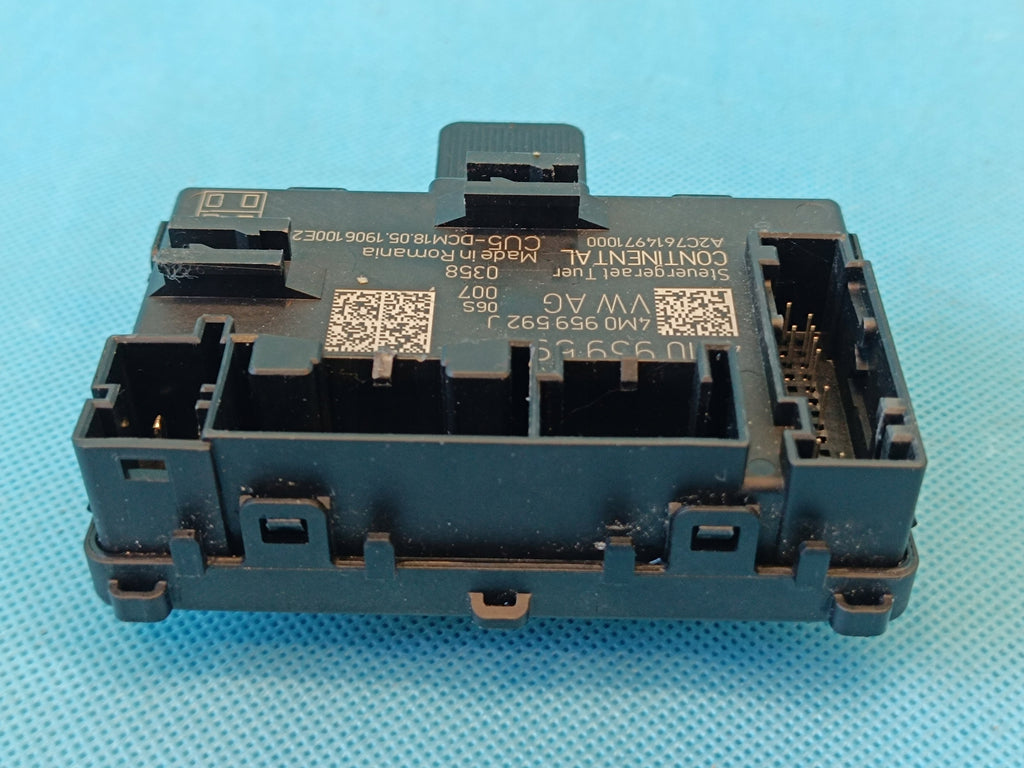 AUDI Q8 E-TRON 55 QUATTRO 300KW 2019 R DOOR MODULE RIGHT FRONT 4M0959592J