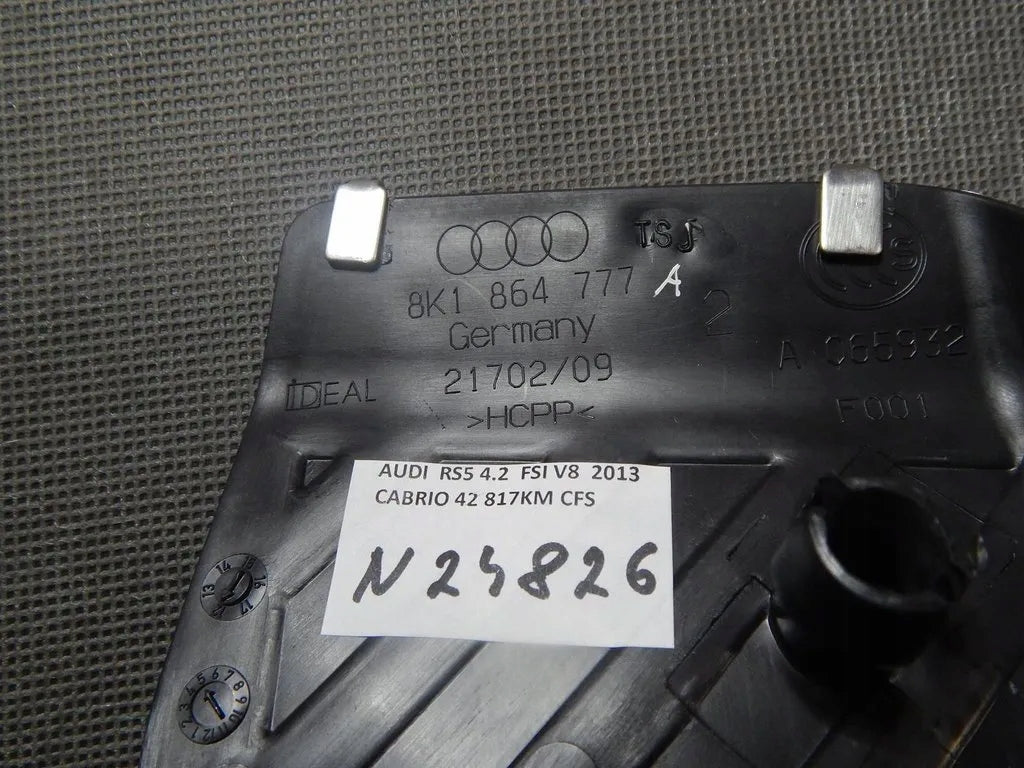 AUDI RS5 8T FOOTREST PEDAL PADS