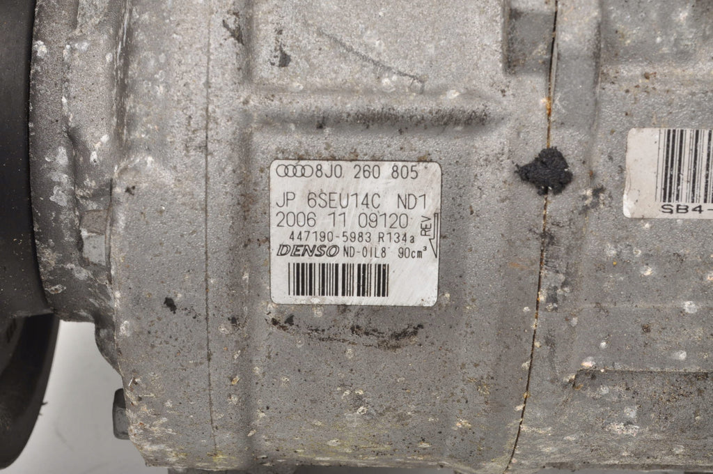 AUDI S3 8P 2.0TFSI AIR CONDITIONING COMPRESSOR 8J0260805