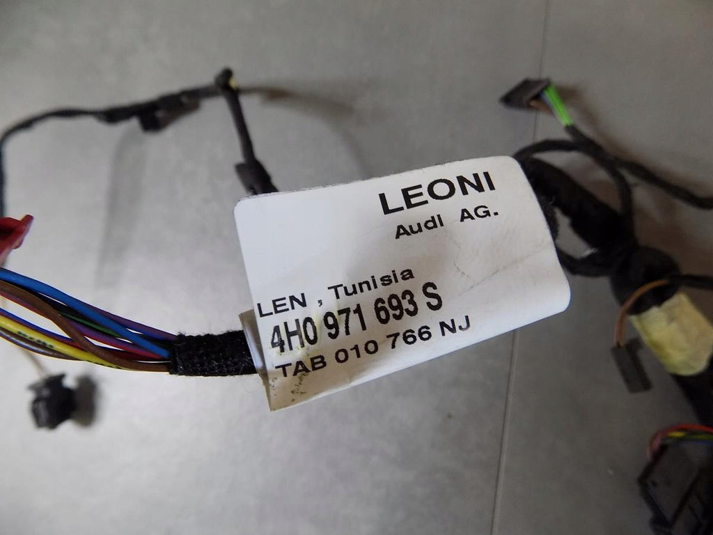 AUDI S8 A8 D4 UPHOLSTERY HARNESS LEFT REAR 4H0971142E