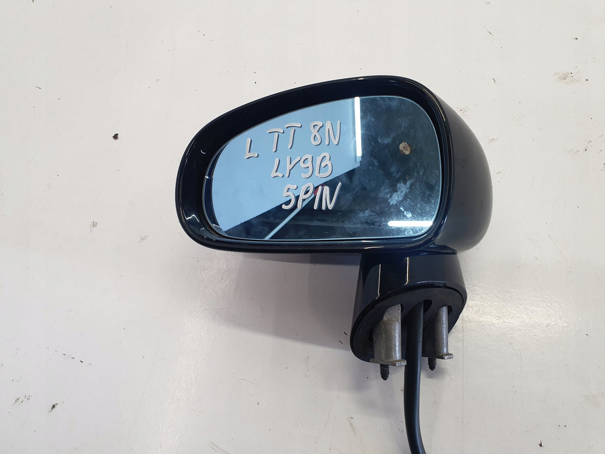 AUDI TT 8N LEFT MIRROR 5PIN LY9B ENGLISH