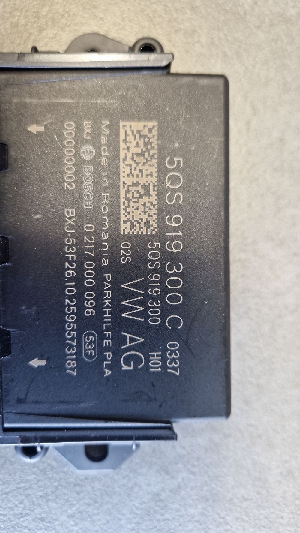 Audi A3 8Y PDC Controller Module 5QS919300C