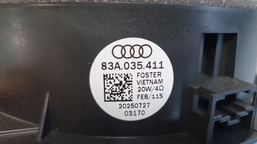 Audi A3 8Y Rear door speaker 83A035411