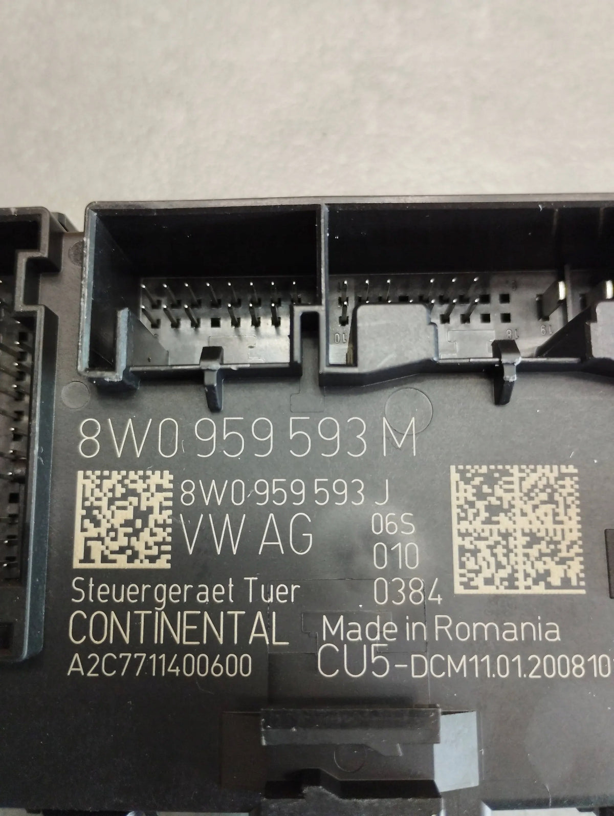 Audi A4 S4 B9 8W DOOR MODULE 8W0959593M
