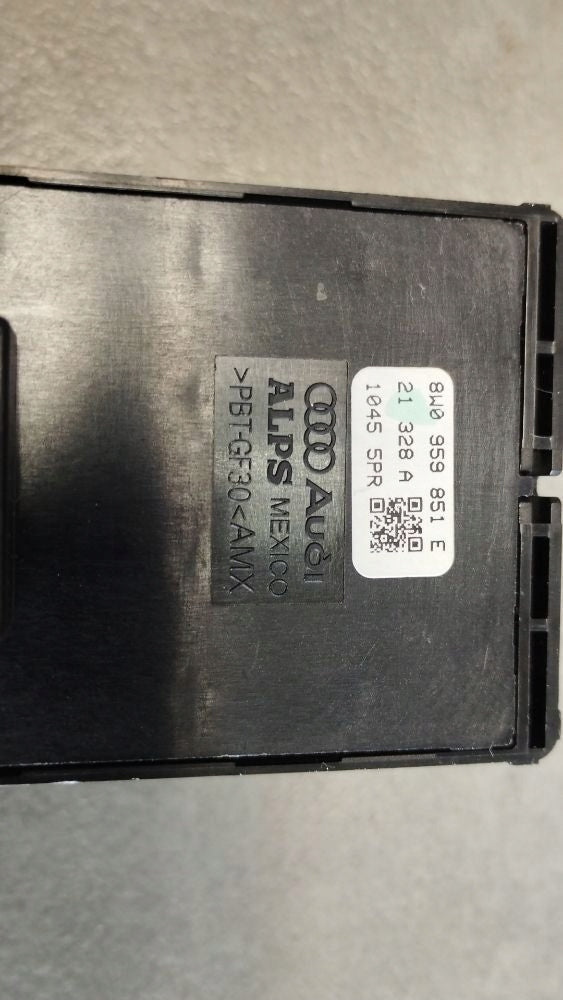 Audi A4 S4 B9 8W Window Switch Left Front 8W0959851E