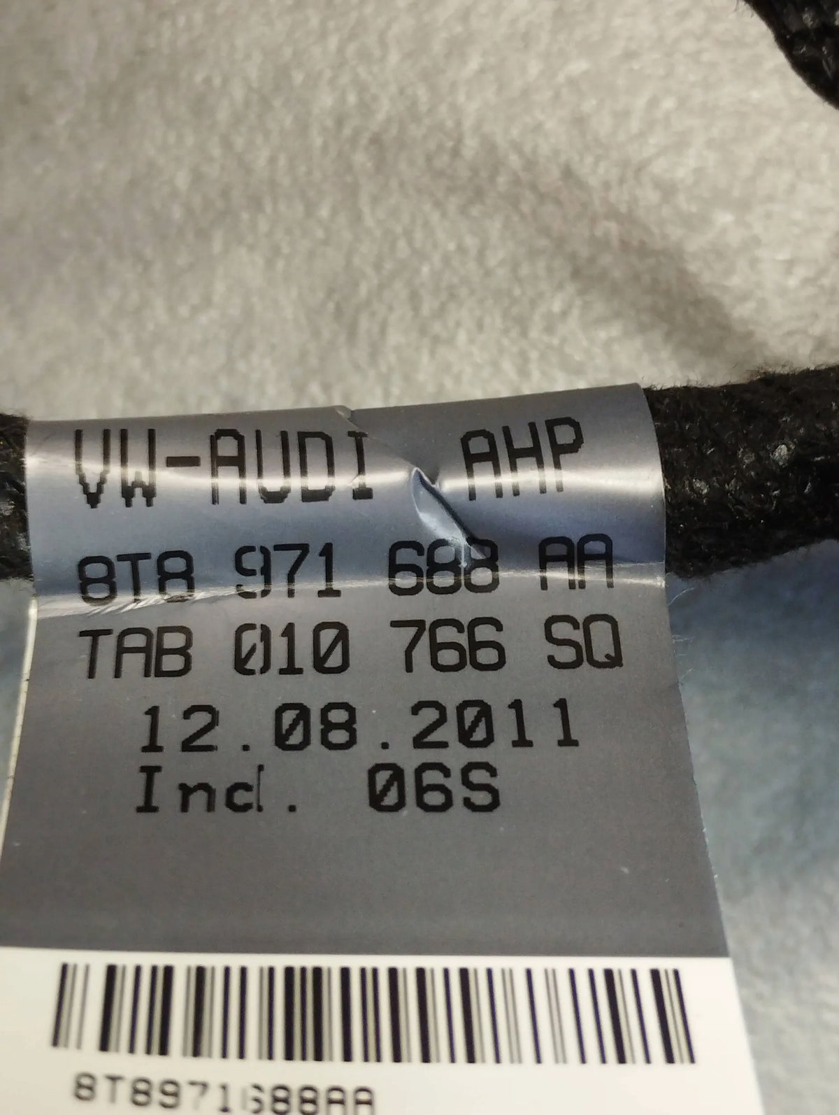 Audi A5 8T DOOR HARNESS RIGHT REAR 8T8971688AA