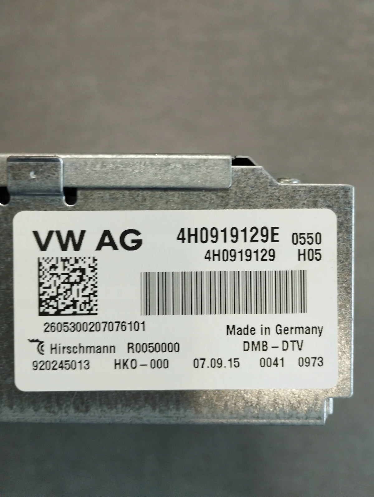 Audi A5 8T TV Tuner 4H0919129E