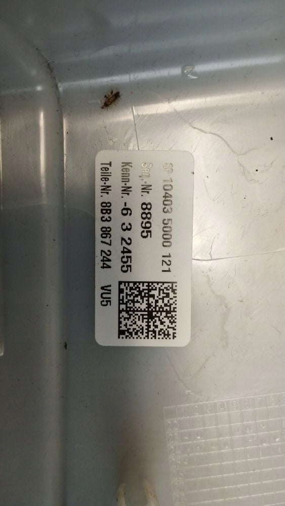 Audi A5 B10 KOMBI Post cover B upper right 8B3867244