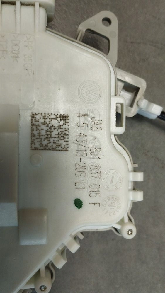 Audi A5 Sportback 8TA 2016 LOCK LEFT FRONT 8J1837015F