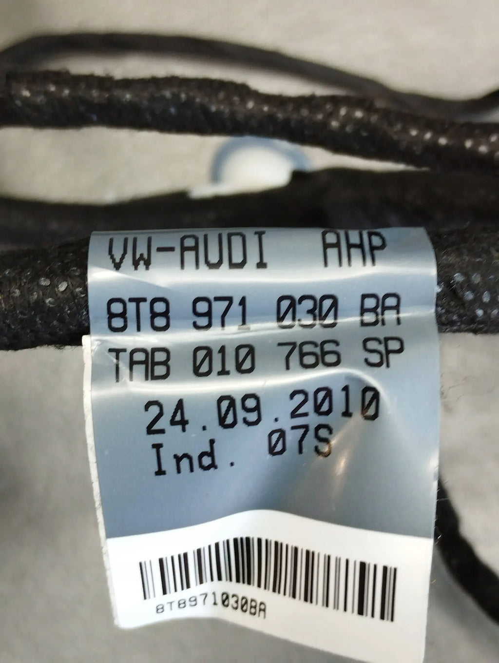 Audi A5 Sportback 8TA DOOR HARNESS RIGHT FRONT 8T8971030BA