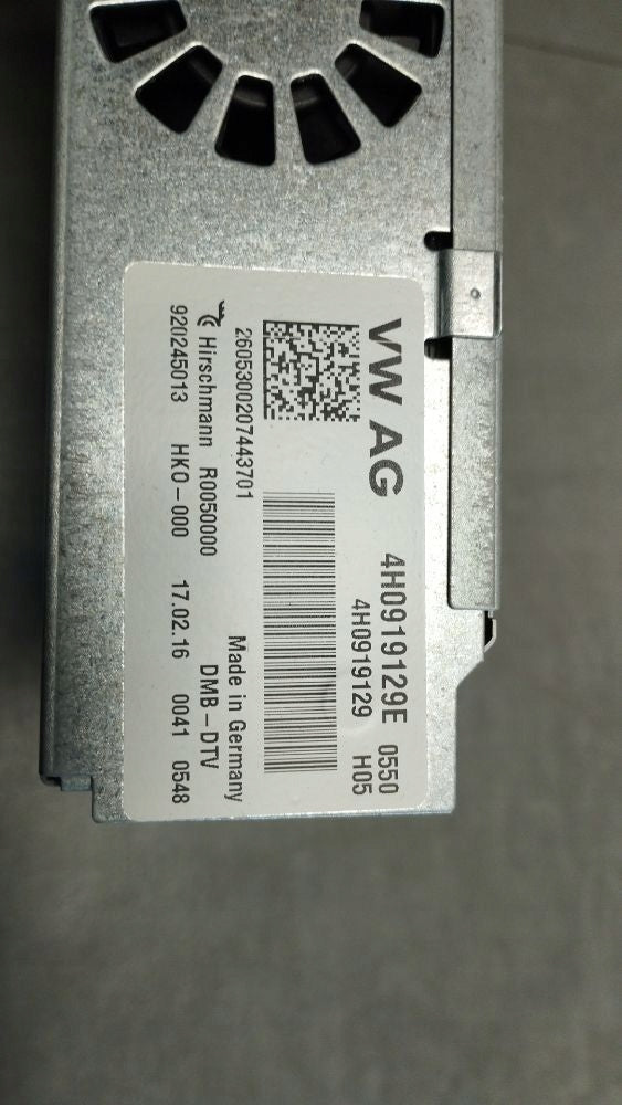 Audi A5 Sportback 8TA TV TUNER MODULE 4H0919129E