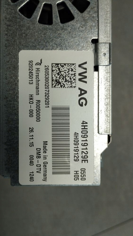 Audi A5 Sportback 8TA TV Tuner 4H0919129E