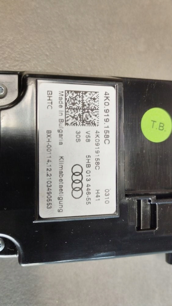 Audi A6 Allroad C8 CLIMATE CONTROL PANEL 4K0919158C