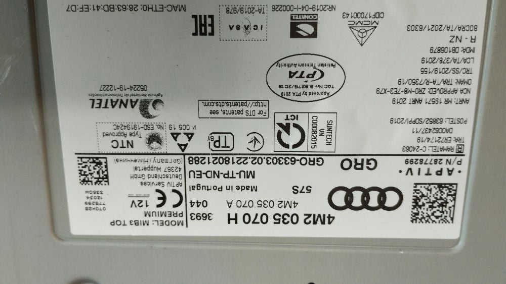 Audi A6 Allroad C8 MMI READER 4M2035070H