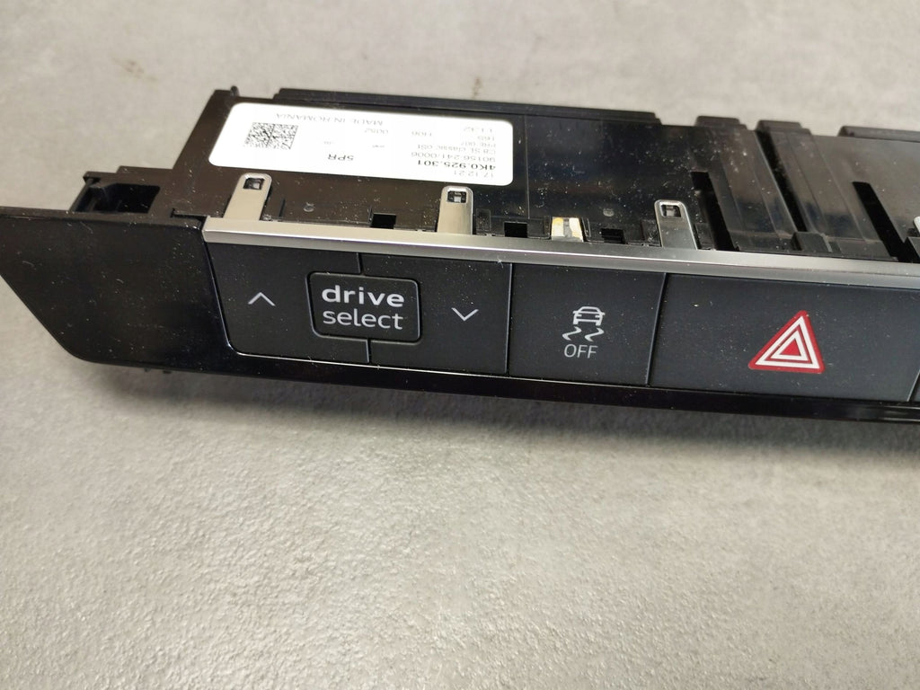 Audi A6 Allroad C8 SWITCH PANEL 4K0925301