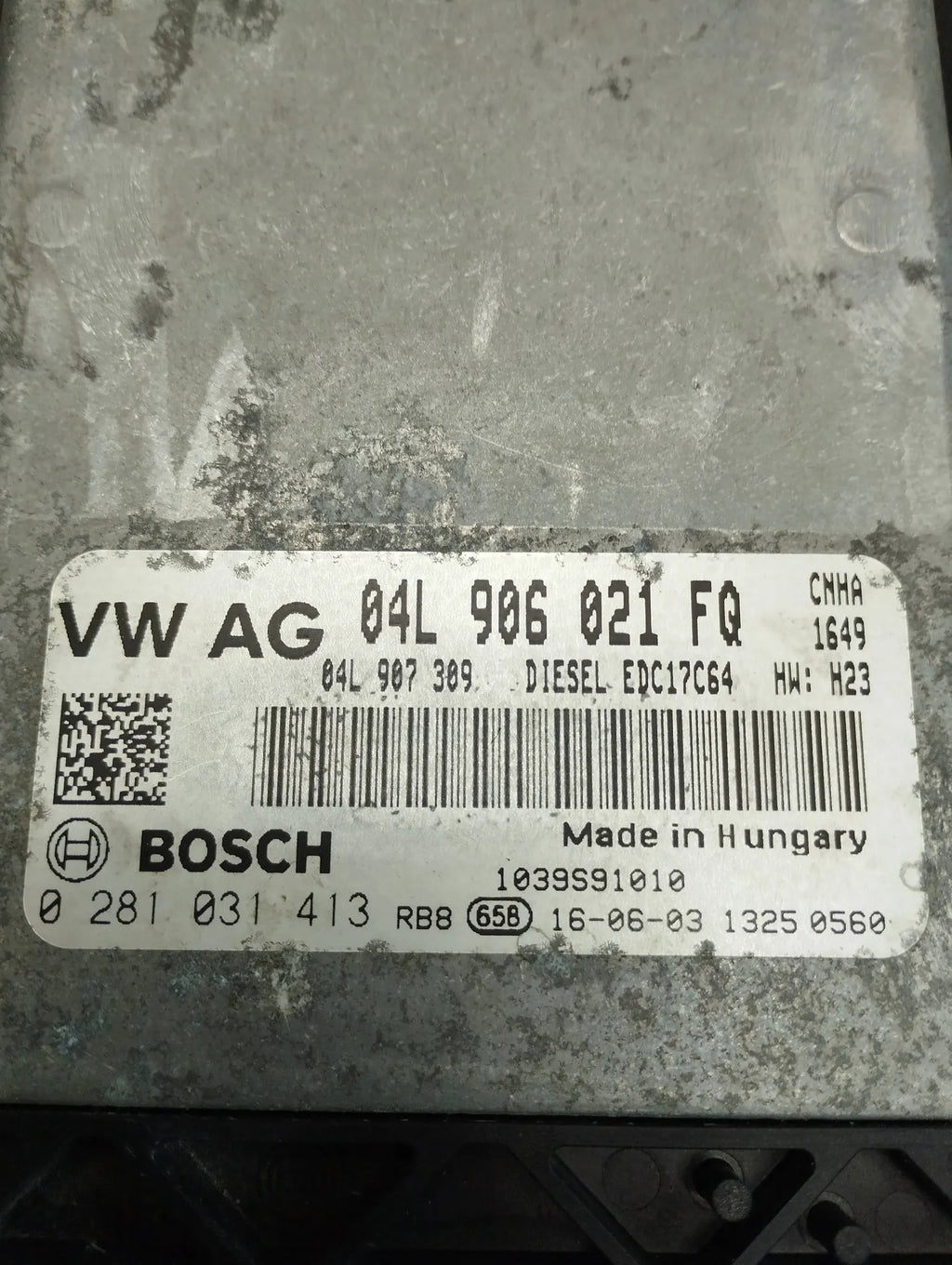 Audi A6 C7 4G 2.0 TDI COMPUTER DRIVER 04L906021FQ