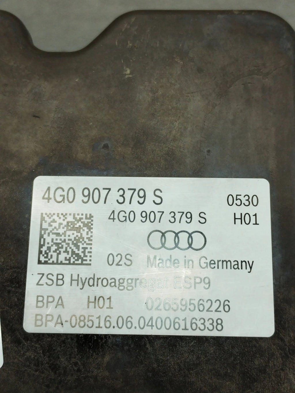 Audi A6 C7 4G ABS PUMP 4G0907379S