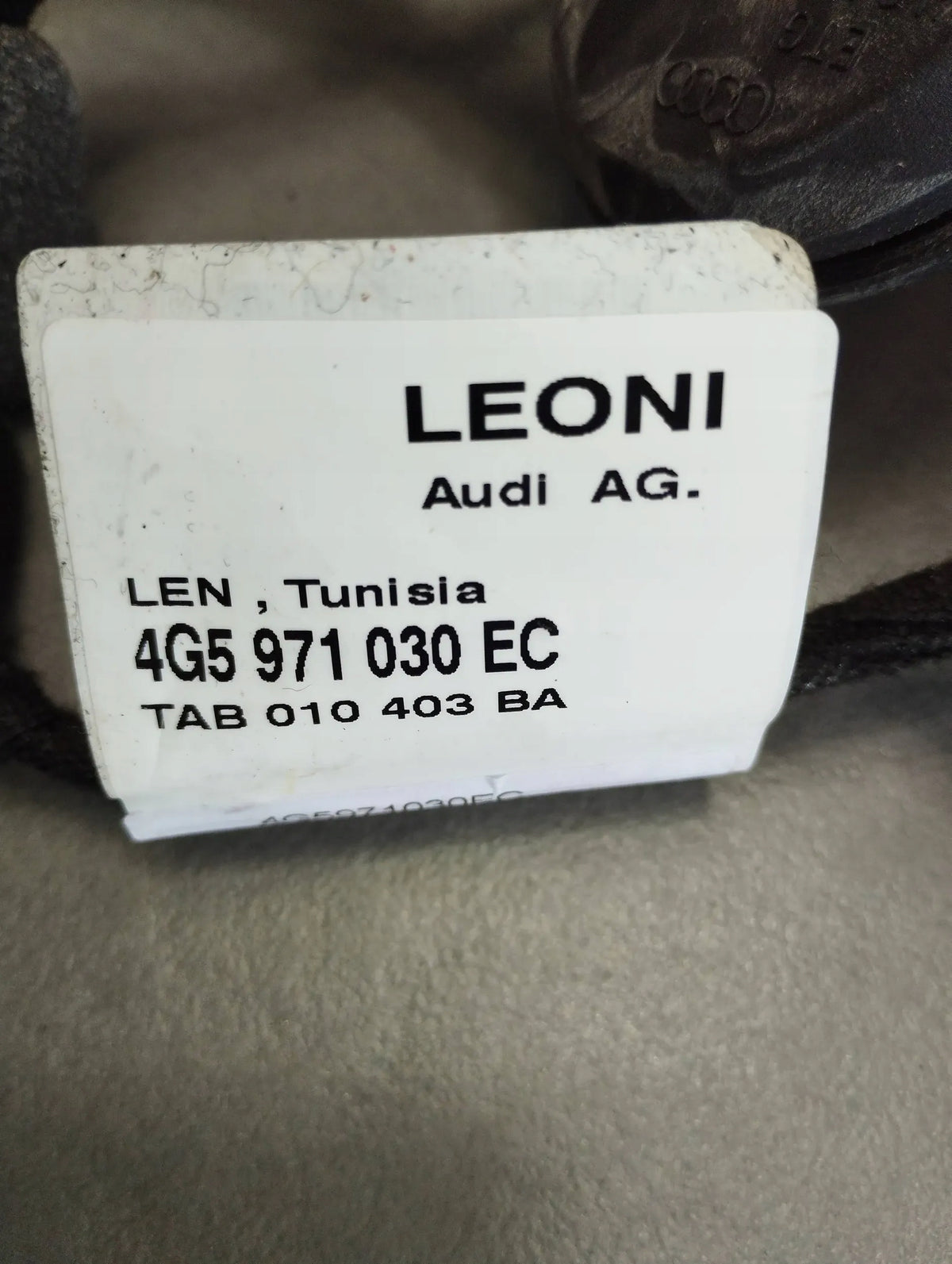Audi A6 C7 4G DOOR HARNESS RIGHT FRONT 4G5971030EC