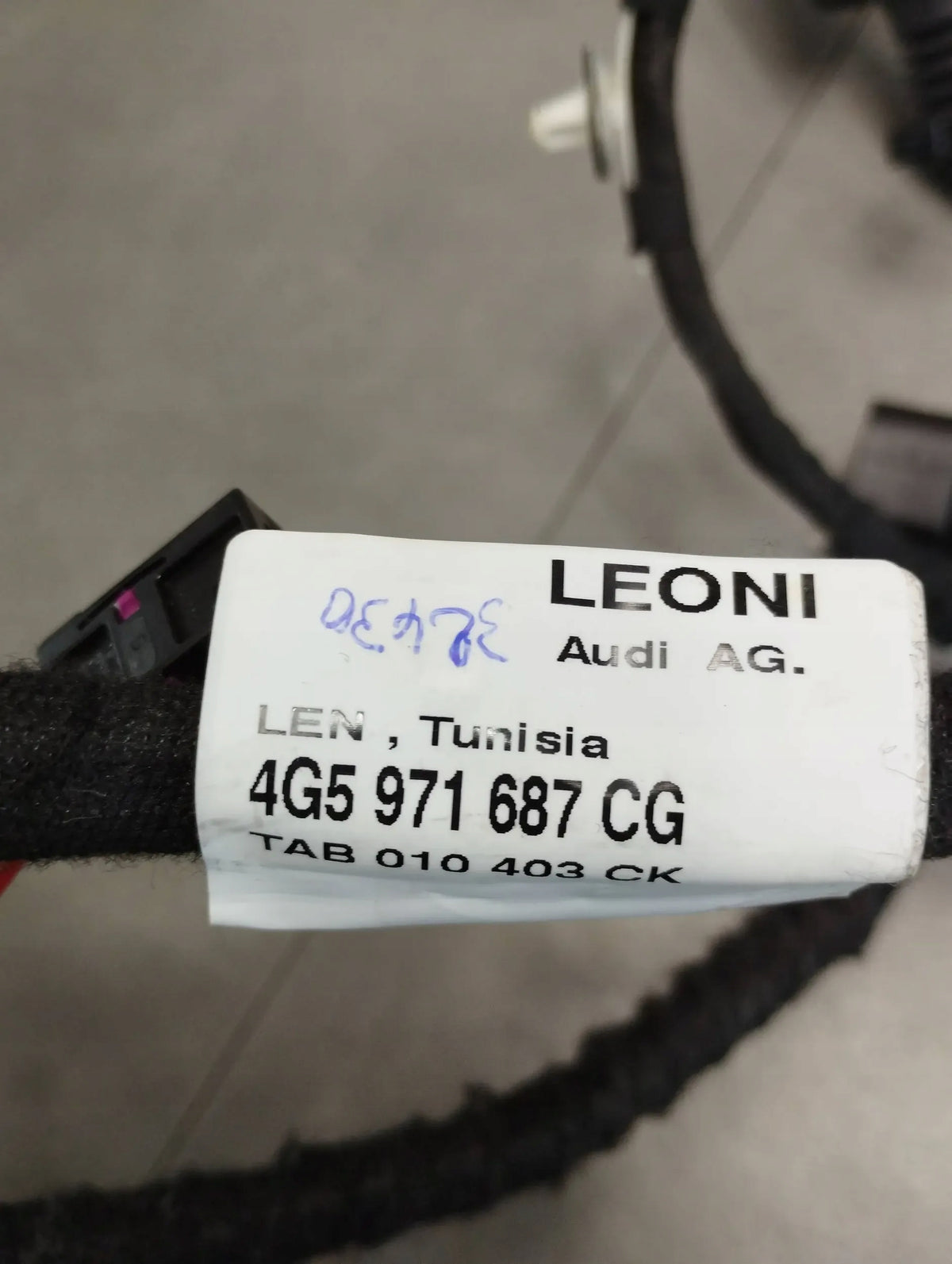 Audi A6 C7 4G DOOR HARNESS RIGHT REAR 4G5971687CG