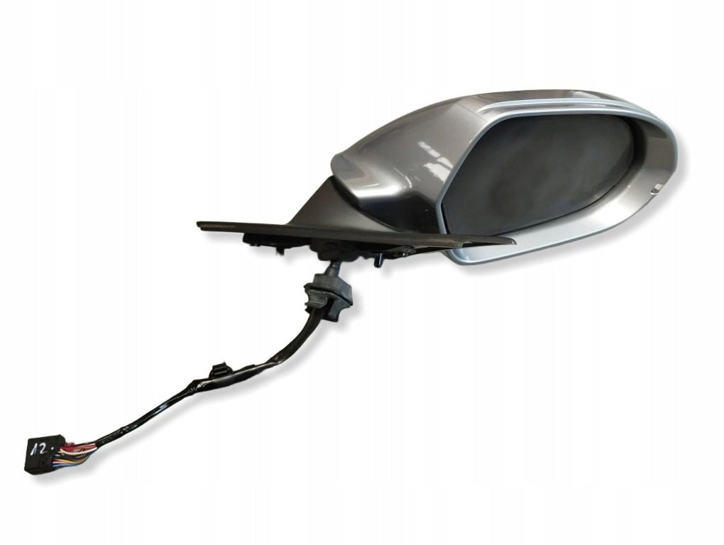 Audi A6 C7 4G MIRROR RIGHT 12 PIN LX7P 4G1857410AB WITHOUT GLASS