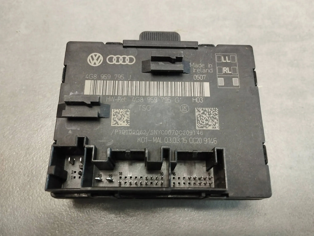 Audi A6 C7 4G door module right rear 4G8959795J