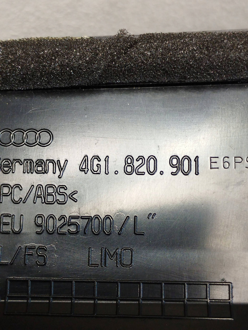 Audi A7 4G 2016 AIR SUPPLY GRILLE 4G1820901