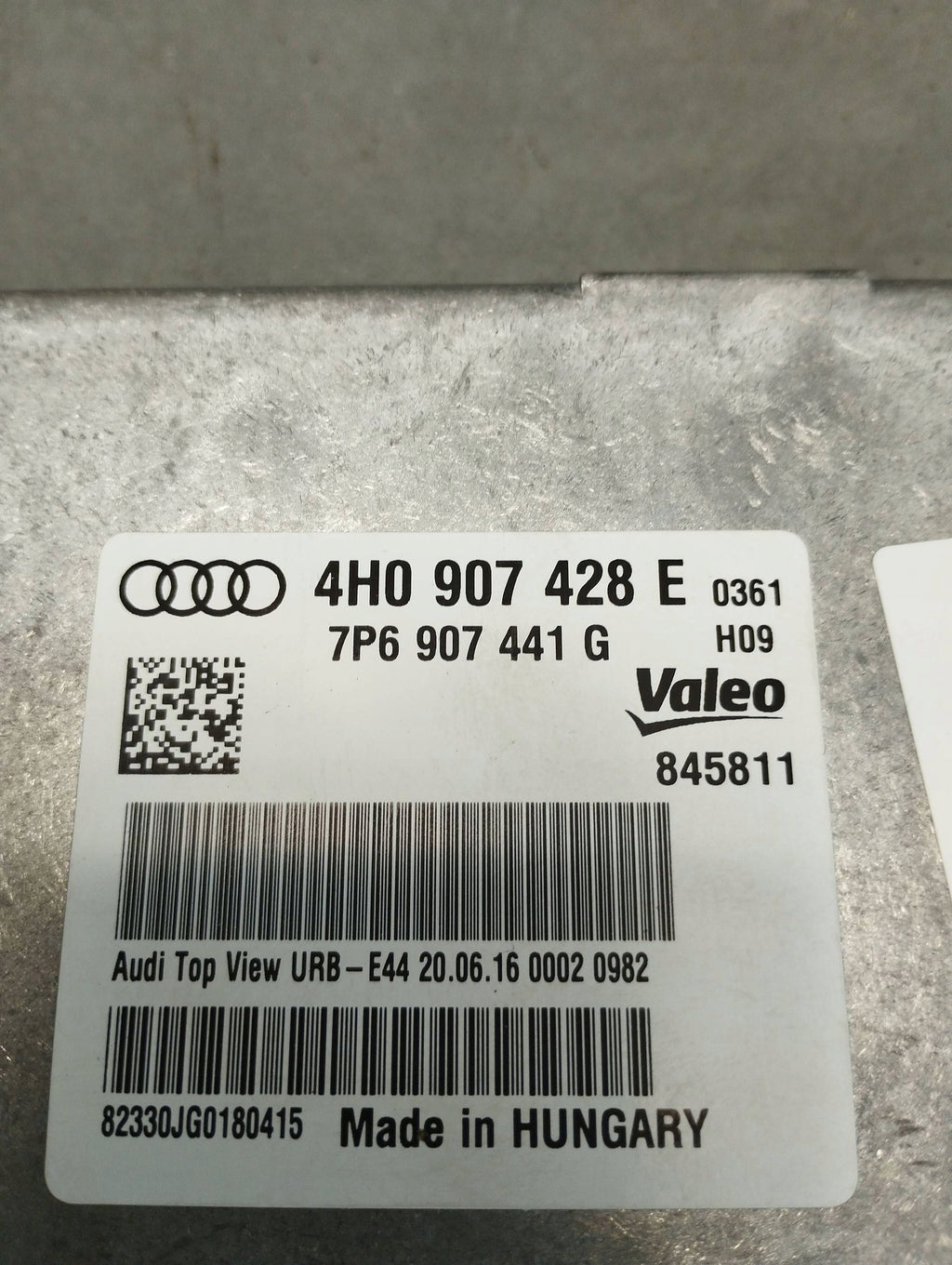 Audi A7 4G 2016 DRIVER CAMERA MODULE 4H0907428E