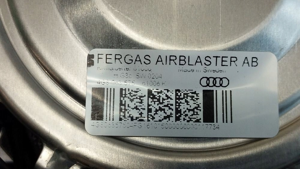Audi A7 4G BACKREST VENTILATION LEFT SEAT 4G8963575