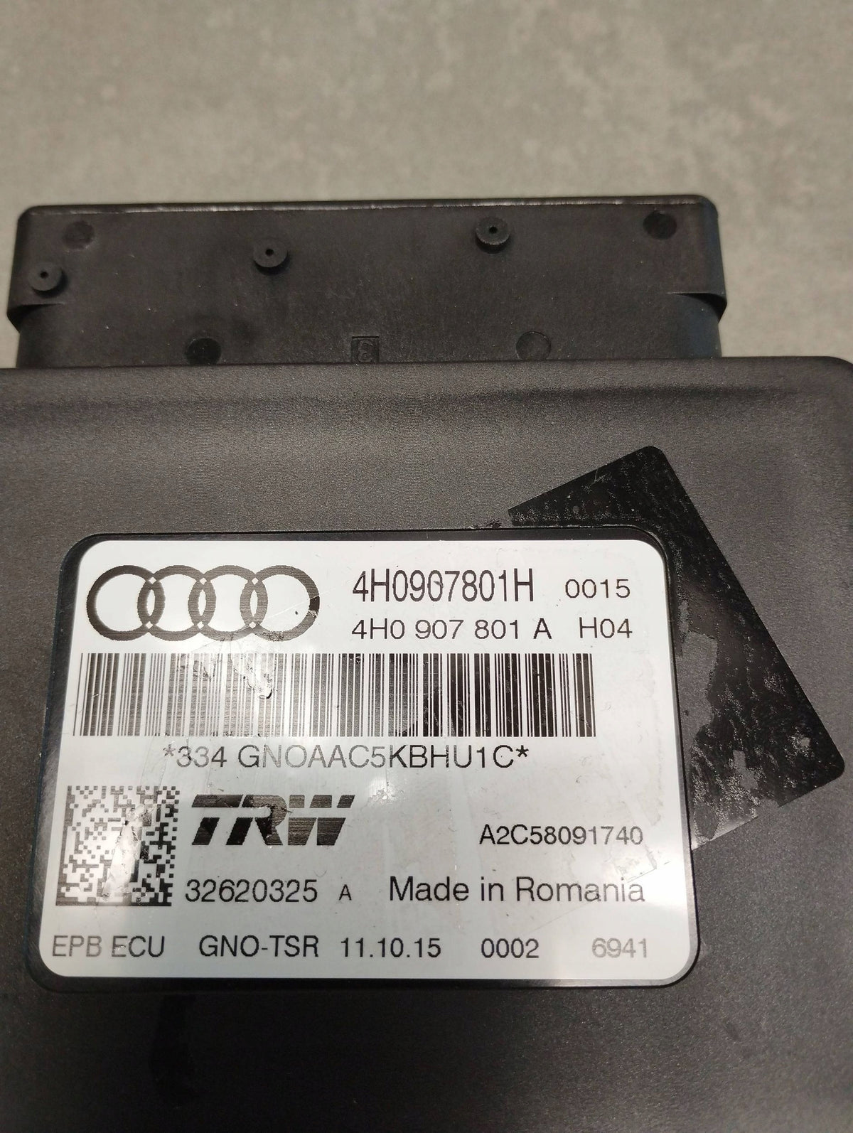 Audi A7 4G HAND BRAKE MODULE 4H0907801A