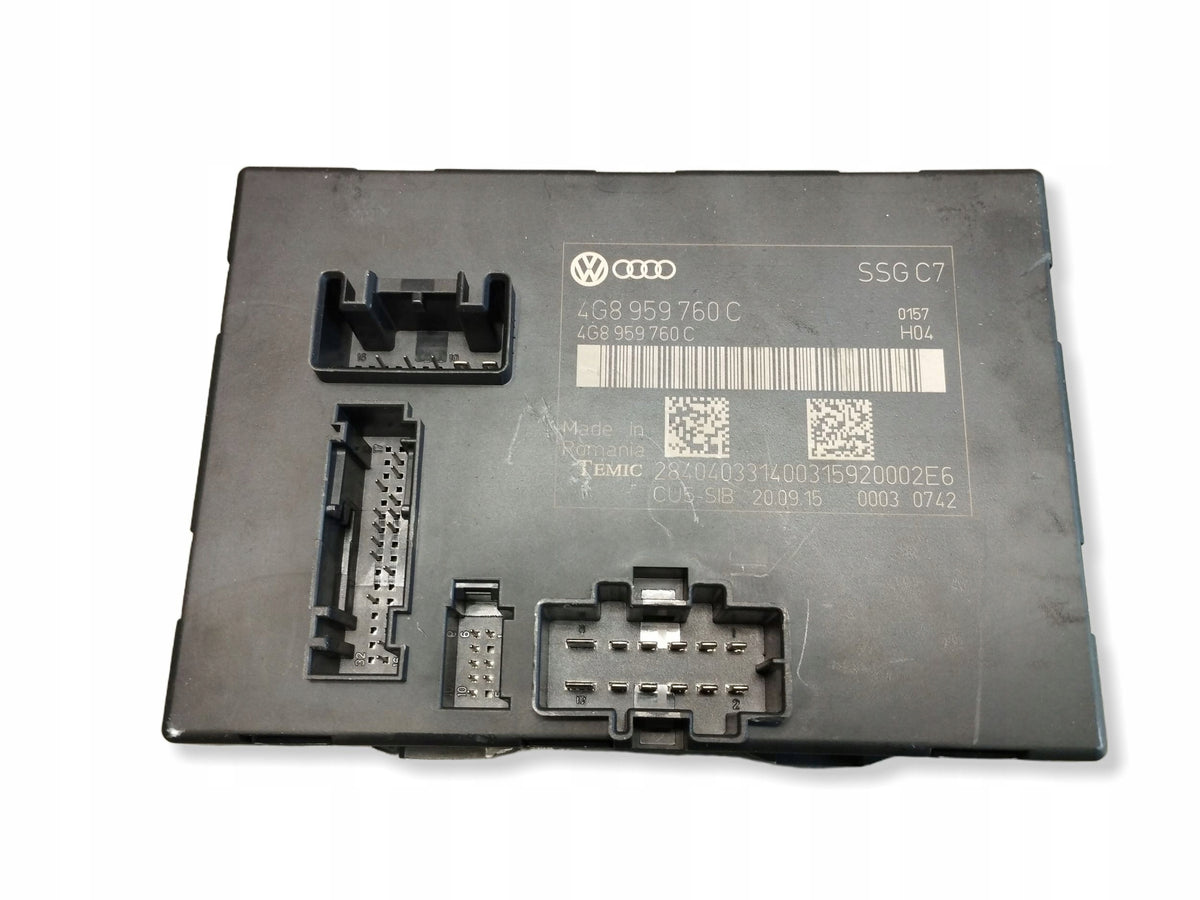Audi A7 4G Left Seat Module 4G8959760C