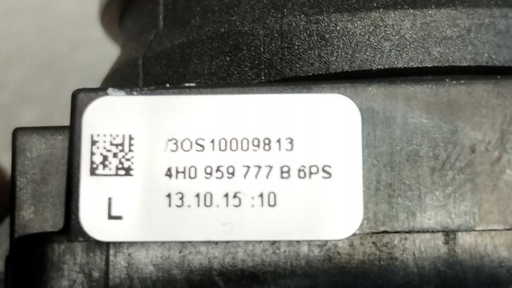 Audi A7 4G Seat adjustment switch 4H0959777B