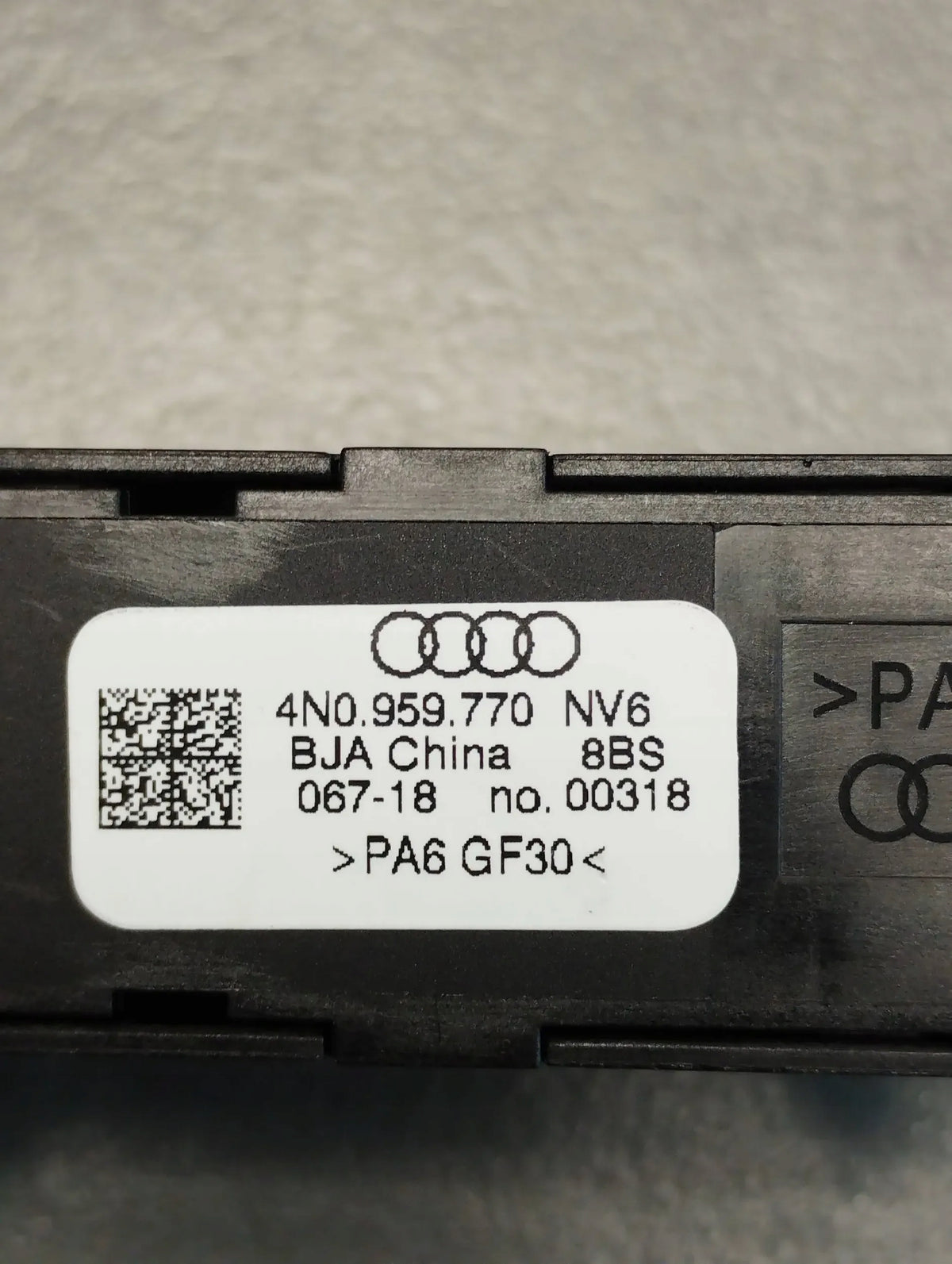 Audi A8 4N D5 SEAT MEMORY PANEL 4N0959770